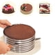 thumbnail image 5 of Sueño de panadero profesional, cortador de pasteles de acero inoxidable de 7 capas, material de calidad alimentaria, diseño ajustable para una amplia gama de aplicaciones, gris plateado, fácil de, 5 of 5