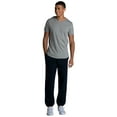 thumbnail image 2 of Fruit of the Loom Men's Crafted Comfort Super Soft Cotton Blend Elastic Bottom Fleece Sweatpants, Sizes S-2XL, 2 of 8