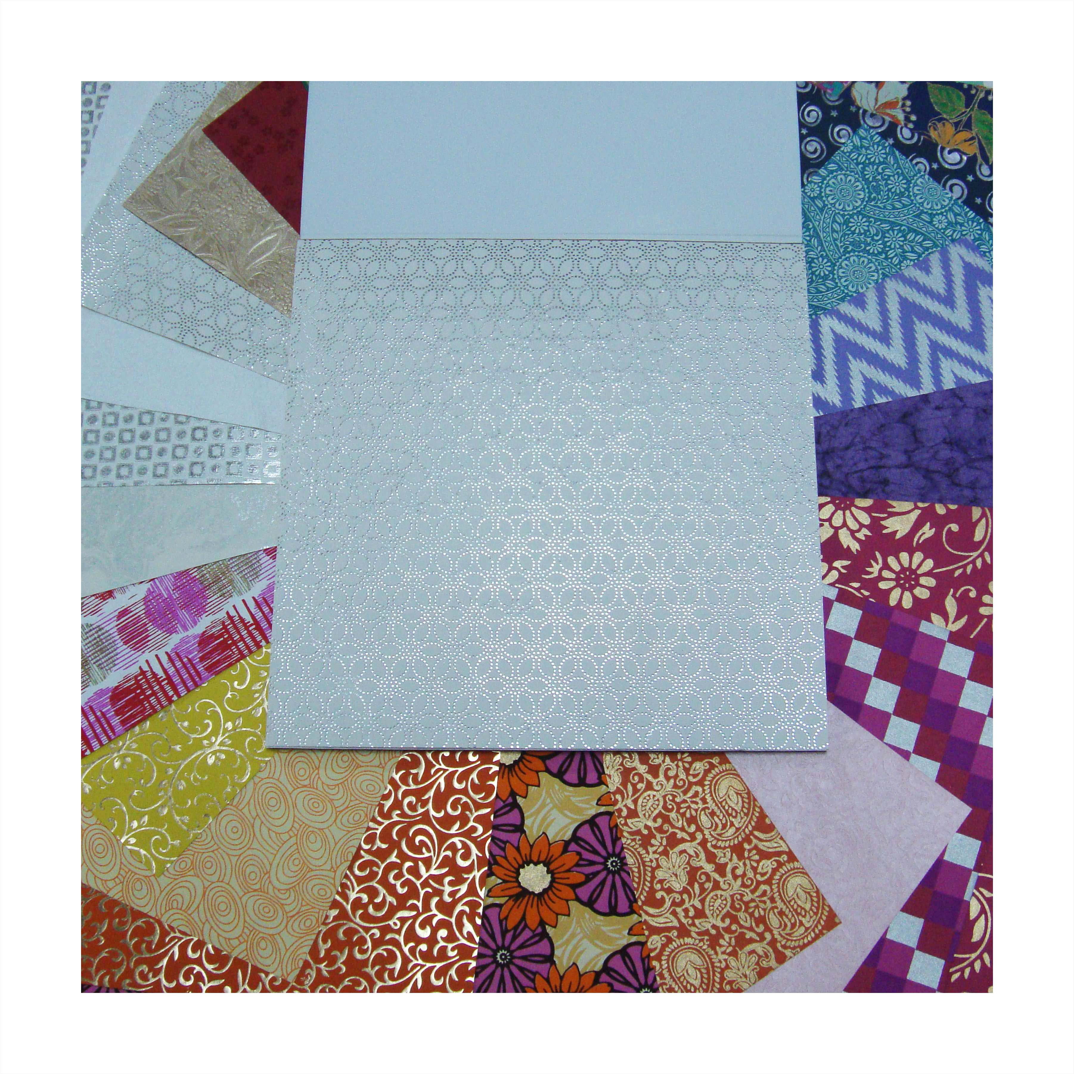 Paperhues Summer Handmade Scrapbook Papers Collection 12x12" Pad, 24 Sheets