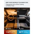 thumbnail image 3 of Protector Solar para Parabrisas Proadsy a Medida para Chevrolet Colorado, 3 of 9
