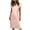 Pink, variant on Babcutegg Dresses for Women Knee Length A Line Soild Color High Waist Short Sleeve Womens Summer Clothes Purple Size 2XL