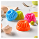 thumbnail image 5 of 24 Pcs Molde Rosca Silicona Capacillo Gelatina Repostería Belug,  Multicolor, 5 of 5