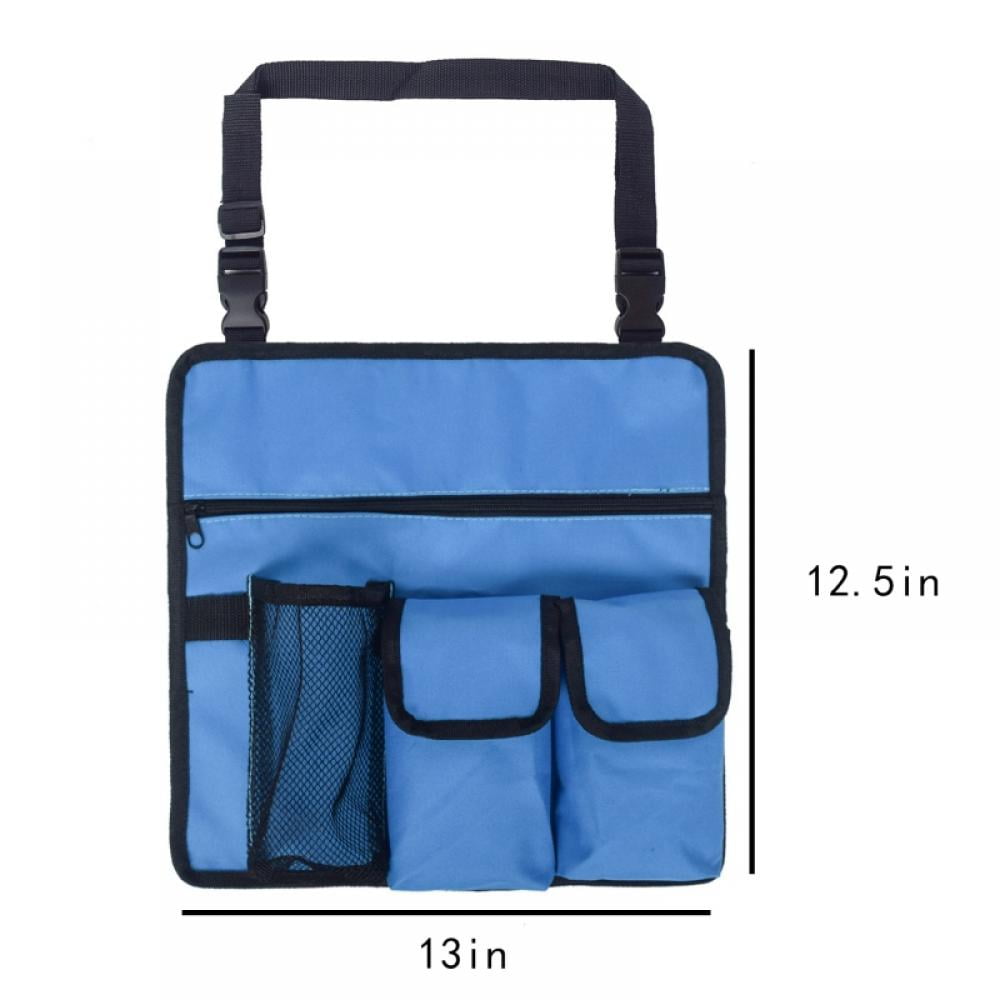 Beach Chair Armrest Bag Handy Pockets Shoreline Tote Bag Outdoor Chair Organizer Hanging Storage Bag Pouch Shoulder Side Bag for Camping