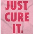 thumbnail image 2 of Breast Cancer Awareness Just Cure It Women's Long Sleeve T Shirt Brisco Brands M, 2 of 6