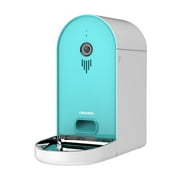 Dogness Automatic WiFi Dog/Cat Smart Camera Feeder - 6.5 Lbs. Large Capacity, App Control Food Dispenser with WiFi, Portion Control, Voice Recording, Timer Programmable - Tiffany Blue