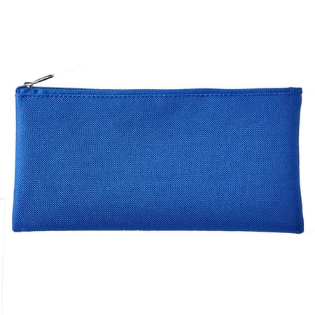 Pen + Gear Cloth Zipper Pencil Pouch, Pencil Case, Blue, 8.75u0022 x 4.25u0022