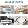 thumbnail image 3 of CUITING Foot Soaking Tub Collapsible Foot Bath Foot Bath Soak Tub Gray, 3 of 7