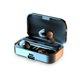 thumbnail image 1 of 1 par de auriculares inalámbricos LED en la oreja, manos libres, IPX5, impermeables, compatibles con Bluetooth, V5.0, auriculares, negro Inevent EL004788-01B, 1 of 7