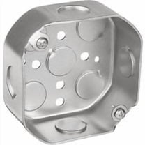 Southwire 54151-S-UPC 4 x 1.5 in. Steel Metallic Octagon Box with ...