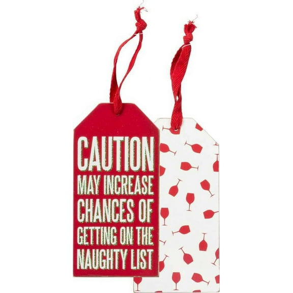Christmas Bottle Tag – May Increase Chances Of Getting