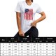 thumbnail image 3 of Imprimir Camisetas Casuales Camiseta holgada para mujer Camiseta con rayas de estrellas del 4 de julio Tops femeninos de verano (Blanco M) Cgtredaw Para estrenar, 3 of 7