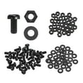 thumbnail image 1 of Uxcell 30 Ensembles M4x8mm Vis en Plastique Nylon Tête Ronde Boulons Phillips Écrous Hexagonaux Kit Assortiment de Rondelles, Fixations de Boulons à Filetage Complet pour Assemblage de Machine DIY, Noir, 1 of 7