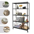 thumbnail image 2 of Adjustable Kitchen Storage Rack with Wheels, Storage Rack, 5 Tier Storage Rack, 2 of 13