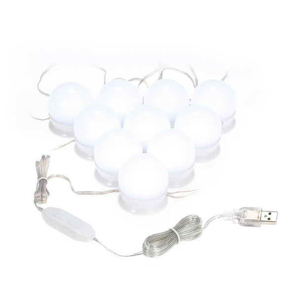 Make Up Mirror Lights LED Vanity Mirror Bulb Dimmable Lamp 10Pcs