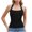 Black, variant on Boovnll Womens Tank Tops, Women's Fashion Casual New Summer Lace-Up Short Pattern Knitted Top Chest Sweater, Tank Top for Women, Tank Tops, Tank Tops for Women