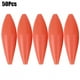 thumbnail image 2 of Lanzador de anzuelos con señuelo para lances mejorados, tamaño compacto, 50 piezas, ayuda para pesca de tiro largo en agua flotante de color naranja, 2 of 8