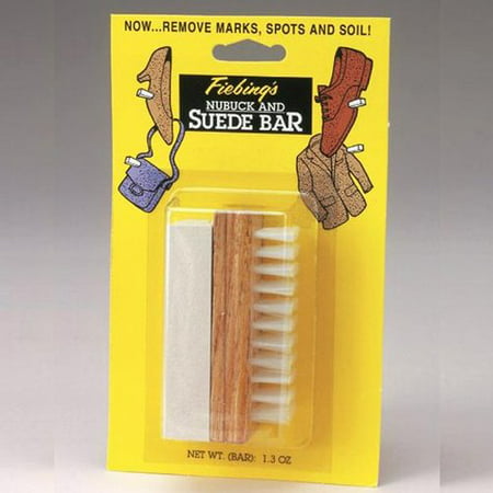 Fiebings Suede & Nubuck Cleaner Kit Block Brush Eraser (Best Suede Shoe Cleaner)