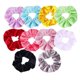 thumbnail image 2 of 10x Girls Velvet Scrunchies para El Cabello Cuerda para El Cabello Accesorios para El Cabello Salvador Gomas para el pelo de terciopelo para mujer, 2 of 7