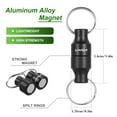 thumbnail image 2 of 3pcs Lixada Fly Fishing Magnetic Net Release Holder Keeper Magnet Clip Landing Net Connector, 2 of 8