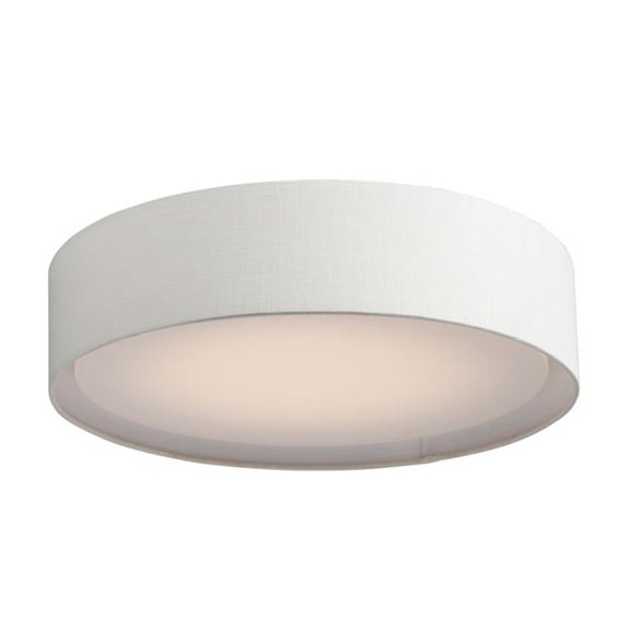 20 in. Prime LED Flush Mount Ceiling Light, Oatmeal