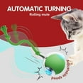 thumbnail image 3 of Jouet Interactif pour Chats d'Intérieur, Jouet Roulant Intelligent (Rouge+vert+gris), 3 of 7