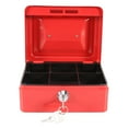 thumbnail image 1 of Herwey 1Pc Mini Portable Steel Petty Lockable Cash Money Coin Safe Security Box Household New, Safe Box, Money Safe Box, 1 of 8