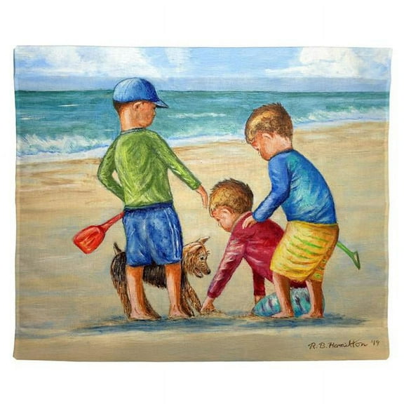 Betsy Drake Interiors Buried Treasure Outdoor Wall Hanging 24x30