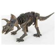 Distressed Finish Polystone Dinosaur Skeleton Sculpture