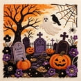 thumbnail image 2 of Halloween Ghost Pearl Art DIY Kit,Spooky Cute Diamond Art Painting Crafts for Adults and Beginner,Fall Home Decor Wall Art Painting Kit, 2 of 6