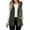 Green, variant on KICILVS Fleece Lined Vest for Women Warm Winter Casual Waistcoat Hooded Full Zip Sleeveless Jacket with Pockets