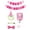 Style E, variant on Dog Birthday Party Set, Glitter Pink Plaid Pet Birthday Outfit, 4 Pcs Including Party Hat Bandana Bow Tie Gold Number Stickers, Puppy Girl Birthday Celebration Decor Pet Photo Prop Supplies