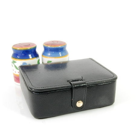 Budd Leather Lizard Grain Ladies Jewelry Box
