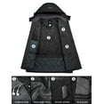 thumbnail image 4 of GEMYSE Men's Mountain Waterproof Ski Snow Jacket Winter Windproof Rain Coat(Iron Grey,L), 4 of 5