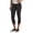 Black, variant on HUE Womens Embroidered Eyelet Hem Cotton Capri Leggings X-Small Black - Embroidered Eyelet