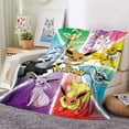thumbnail image 2 of Couverture en Flanelle Peluche 3D Pokémon pour Canapé Lit Anime, 2 of 2