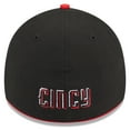 thumbnail image 4 of Men's New Era  Black Cincinnati Reds 2023 City Connect 39THIRTY Flex Fit Hat, 4 of 6