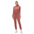 thumbnail image 2 of MintLimit Ensemble de Survêtement en Velours pour Femmes Sweat à Capuche Décontracté + Pantalon, 2 of 5