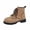 Brown, variant on Nmnitkp Boots for Women Fashionable Casual Mid Tube Versatile Lazy Style Round Head Thick Sole Thick Heel Up Boots Brown,36