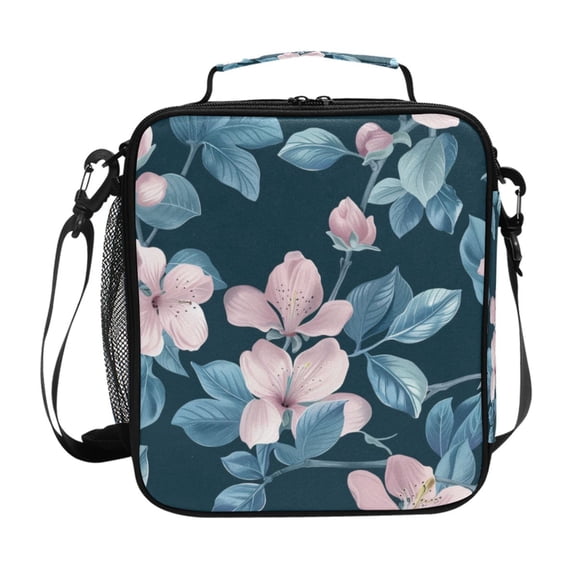 ALAZA Blossoming Lycorisradiata Flower Lunch Box Insulated Lunch Bag Reusable Thermal Cooler Tote School Picnic