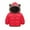 Red, variant on AJZIOJIRO Boys Girls Hooded down Jacket Zipper Puffer down Jacket Outerwear Fall & Winter Kids Clothes Coat
