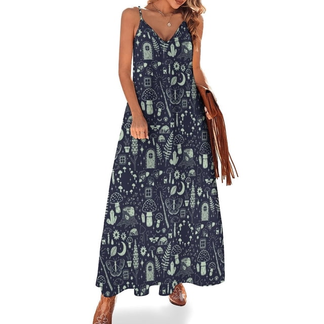 Fairy Garden: vestido sin mangas de medianoche, conjuntos elegantes para mujer, ropa de fiesta
