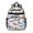 Dachshund Rainbow White, variant on Dachshund Rainbow White Pattern Backpack for School, Cute School Bag with Adjustable Shoulder Straps and Padded Back, 15.25"x11.5"x5.25"