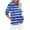 Blue, variant on Maean Striped Shirts for Womens Causal Long Sleeve Crew Neck Pullover Sweatshirt with Pockets