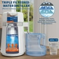 thumbnail image 4 of Acekid 1Gal/4L Water Distillers for Home Countertop, Stainless Steel Distilled Water Machine with Glass Container,750W Desktop Drinking Purifier Filter Distilling Kit, 4 of 7