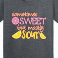 thumbnail image 4 of Inktastic Sometimes Sweet, but Mostly Sour Pink and Yellow Lemons Youth T-Shirt, 4 of 5