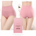 thumbnail image 4 of Ruyang Period Underwear for Women Women's Hipster Panties High Waist Ladies Shapewear Ladies Belly Butt Lifting Panties Vibrating Pantie's with Control, 4 of 4
