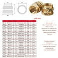 thumbnail image 2 of M2 M3 M4 M5 M6 M8 Brass Heat Insert Nut Double Twill Knurled Hot Melt Injection Embed Thread Inserts Nuts For 3d Printer Plastic, 2 of 6