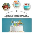 thumbnail image 4 of 20Pcs Christmas Cake Topper Cake Insert Cards Cake Decoration (Random Style), 4 of 4