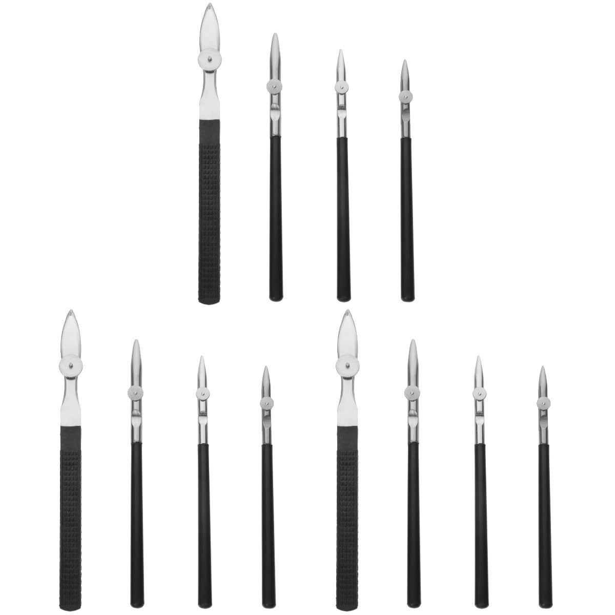 3 Count Painting Fluid Pen Paints Highlighter Calligraphy Black