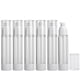 thumbnail image 4 of Contenedor de dispensador Transparente, 50 ml 6 piezas de botellas vacías de la loción receptor recargables de calibre grande para el tamaña de vije cosmético, 4 of 7